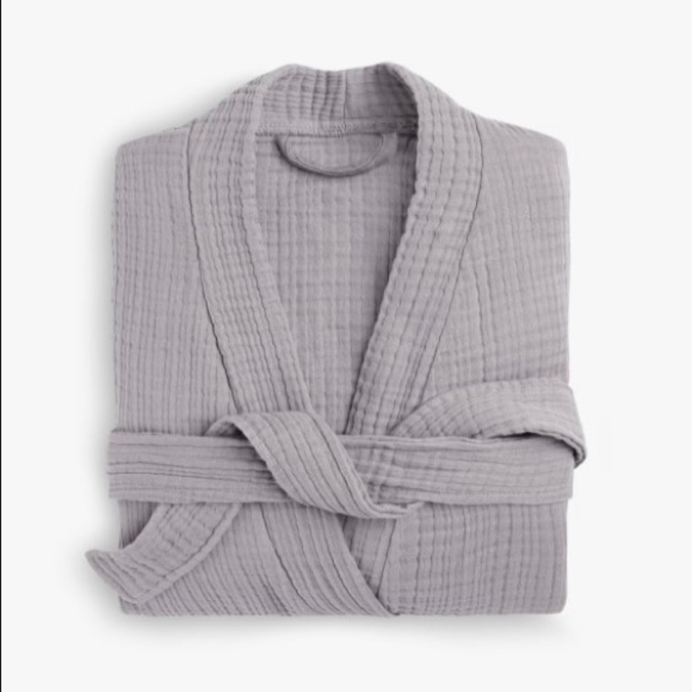 Parachute Home Cotton Cloud Robe in Gray - Size M